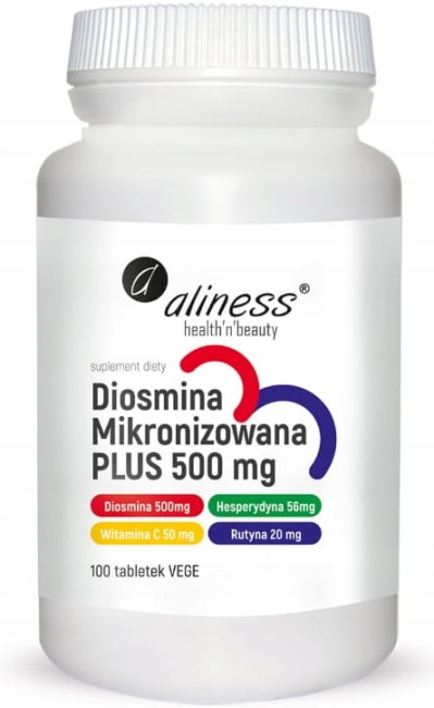 Przejdź do produktu DIOSMINA 500mg Aliness