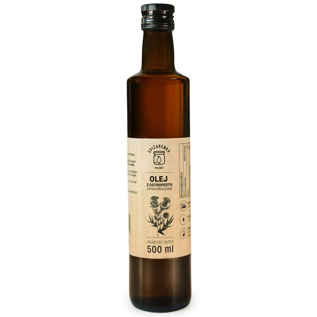 Przejdź do produktu Olej z OSTROPESTU zimnotłoczony 500ml