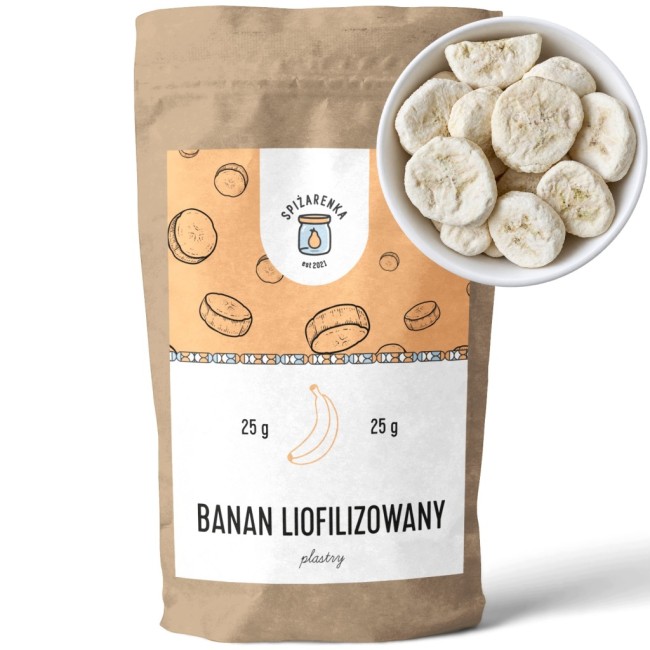 Przejdź do produktu BANAN liofilizowany 25g 