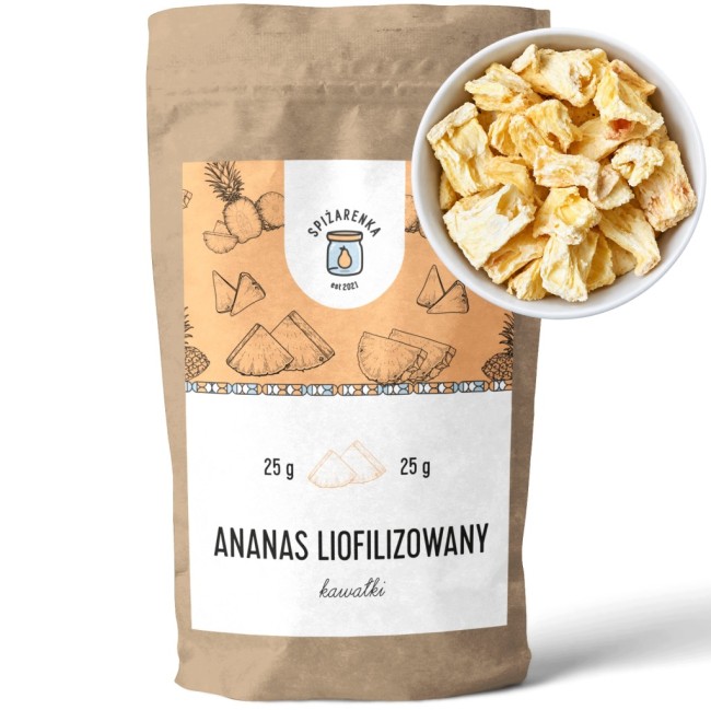 Przejdź do produktu ANANAS liofilizowany 25g 