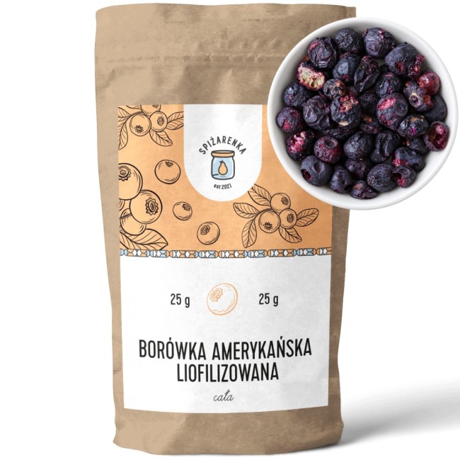 Przejdź do produktu BORÓWKA liofilizowana 25g