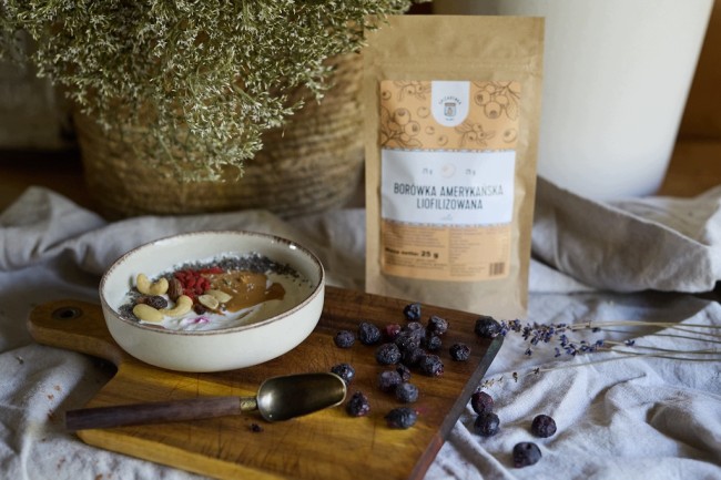 Przejdź do produktu BORÓWKA liofilizowana 25g