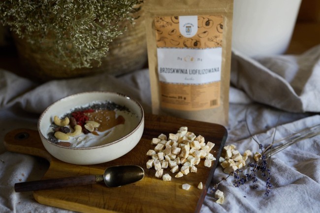 Przejdź do produktu BRZOSKWINIA liofilizowana 25g 